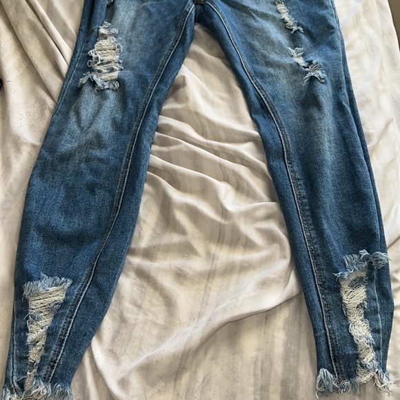 Very good condition, wax jeans, very distressed - Picture 2 of 4